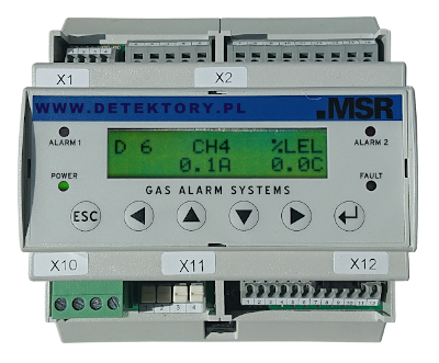 Centrala systemu detekcji gazów PolyGard2 GC-06