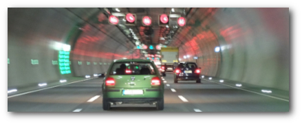 System detekcji gazów w tunelach drogowych.
